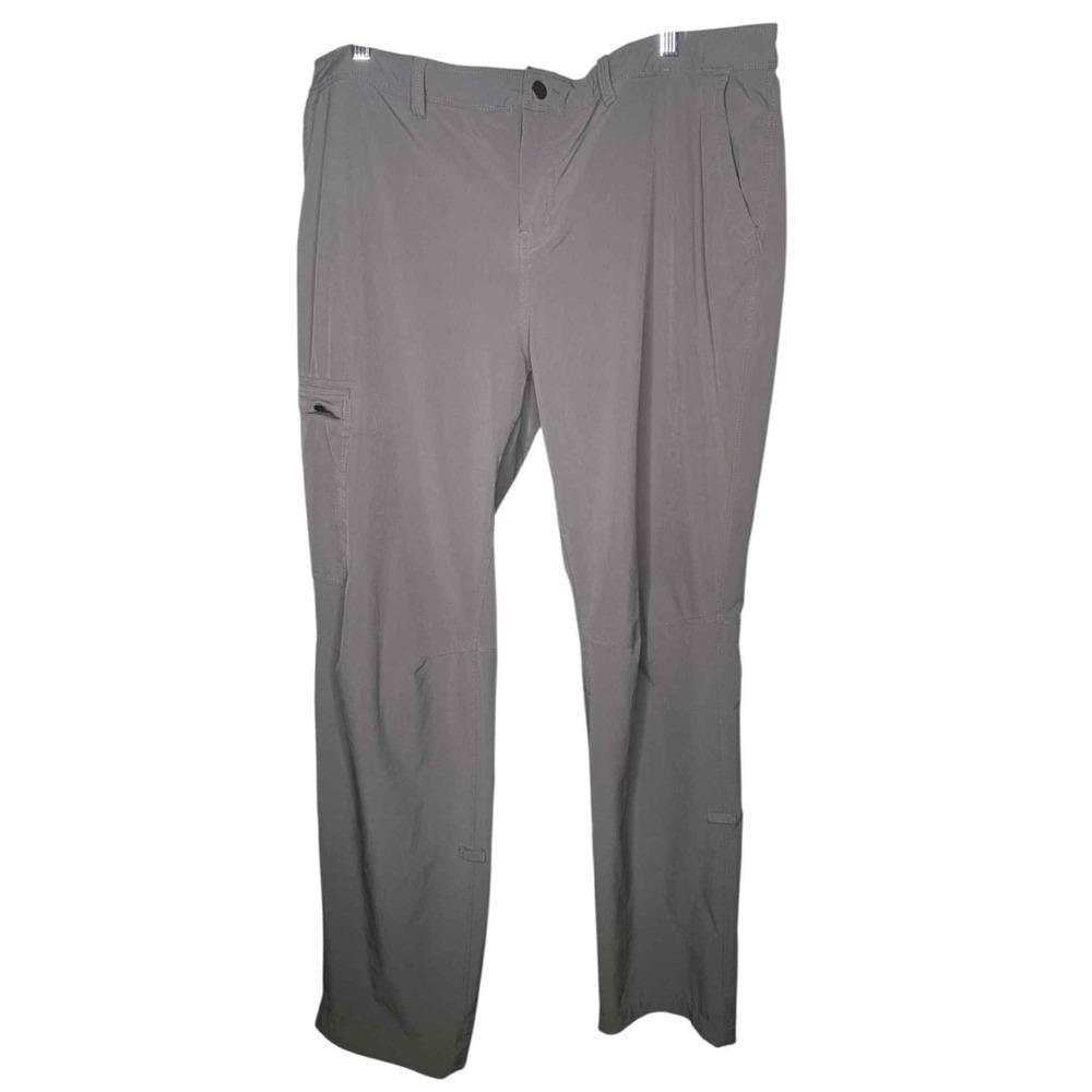 Women's Gray Utility Travel Pants - Lightweight Stretch